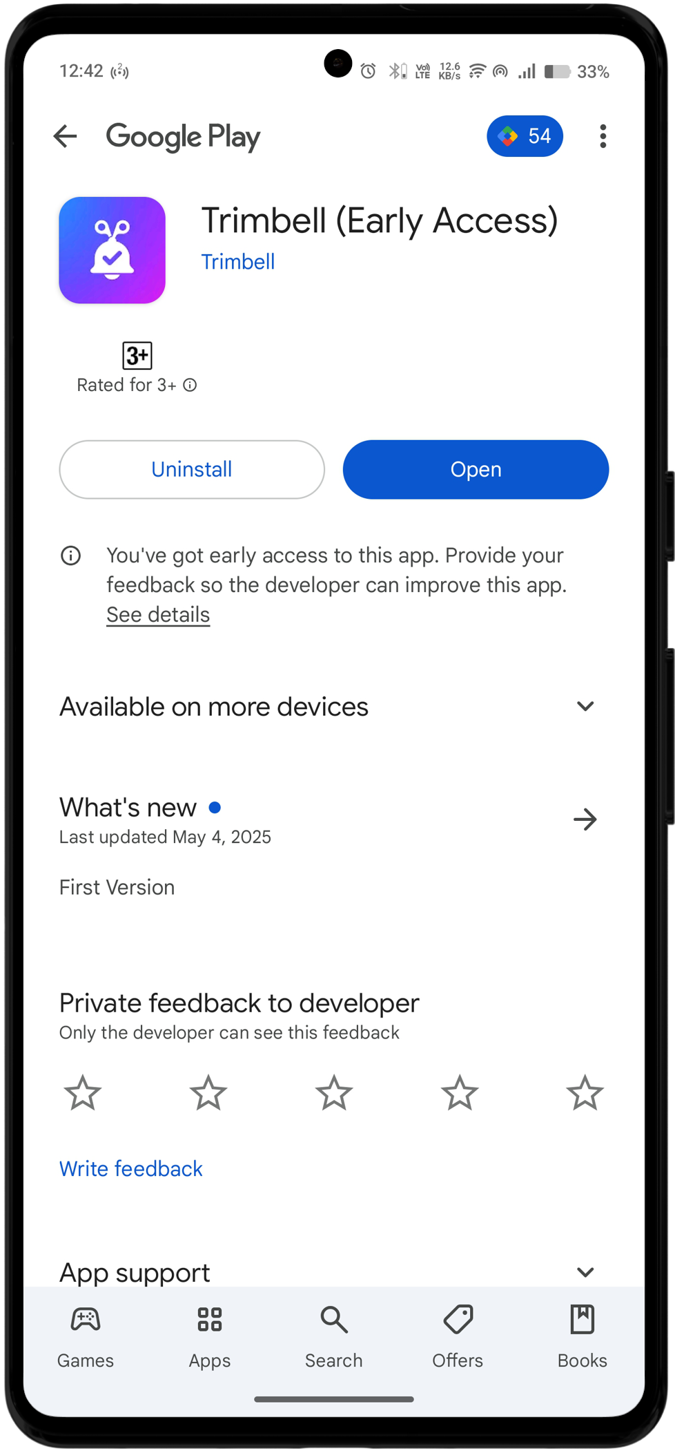 Trimbell App on Mobile Devices